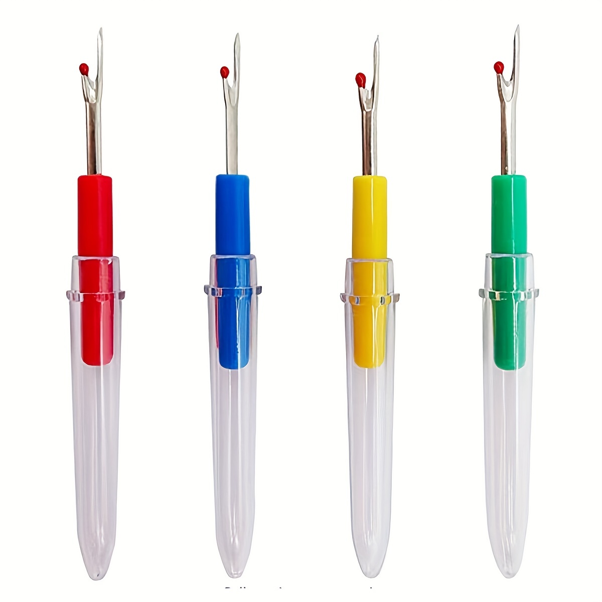 1/4Pcs Steel Thread Cutter Wooden Plastic Handle Seam Ripper Stitch Removal  Knife Needle Art Sewing Tools DIY Sewing Accessories