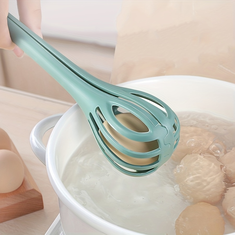 All-In-One Whisks & Tongs Egg Beaters Multi-function Handheld Egg Mixer  Plastic 2 in 1 Food Clip & Egg Whisk