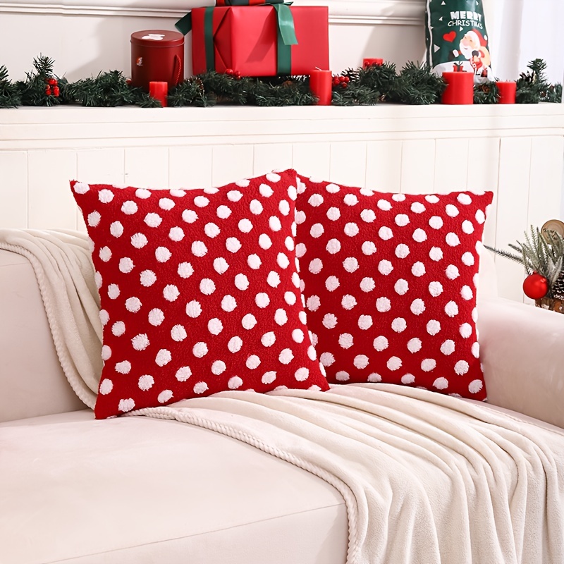 Autumn And Winter Throw Pillow Covers Jacquard Plush Throw - Temu