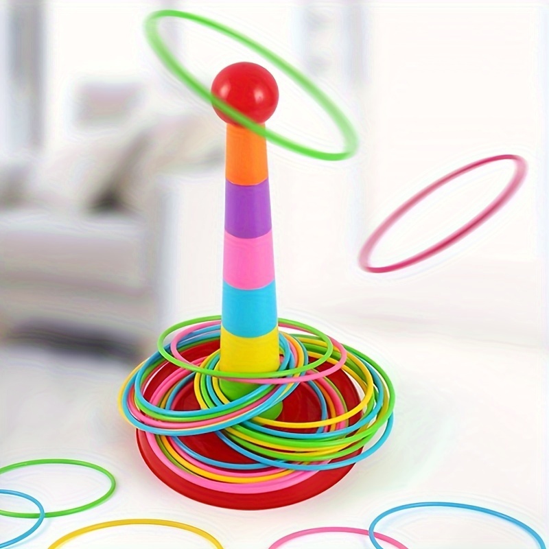 Paquete de 8 aros de ejercicio para niños y niñas, longitud ajustable  desmontable, color de juguete, aro de plástico para fitness, deporte, jugar