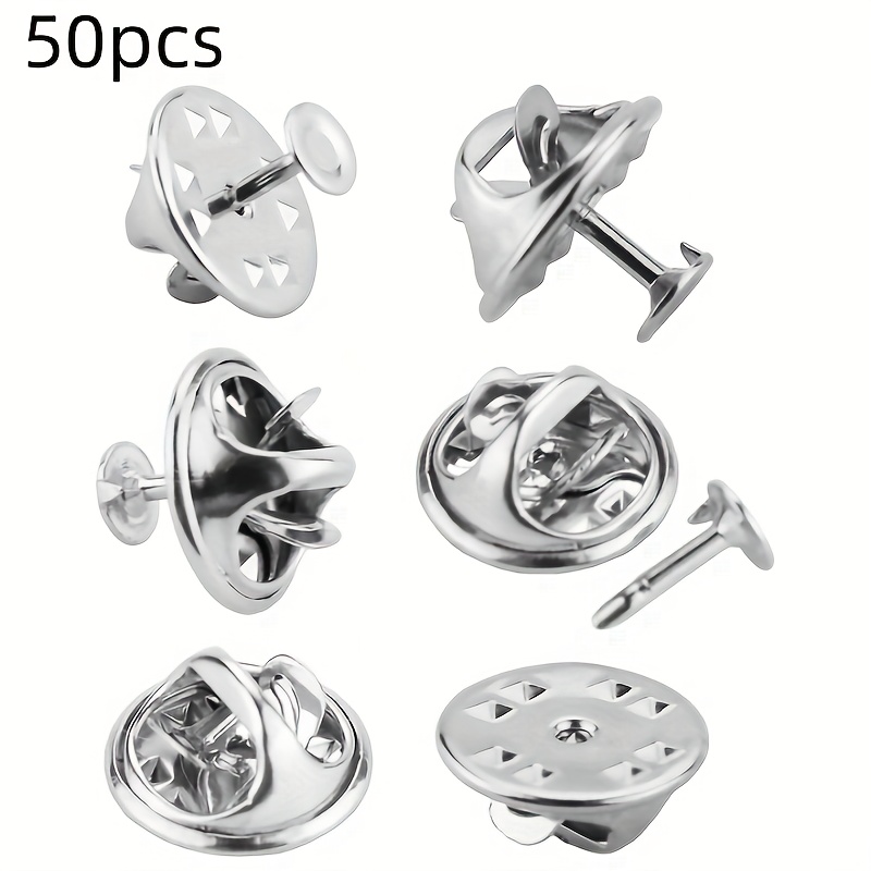 Adhesive Pin Backs Stainless Steel Corsage Channel And Brooch Diamond Pin  Corsage Lapel Pin Set Vintage