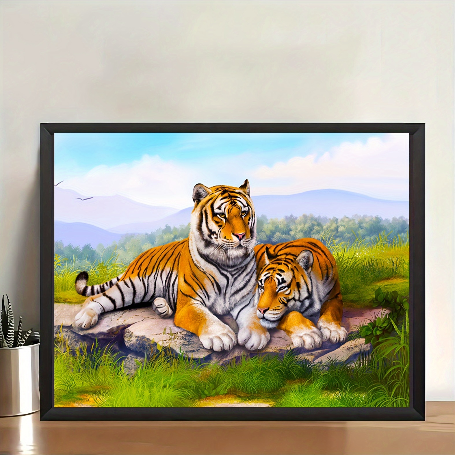 Uitose Diamond Painting Tiger, 5D Diamond Painting Immagini, per