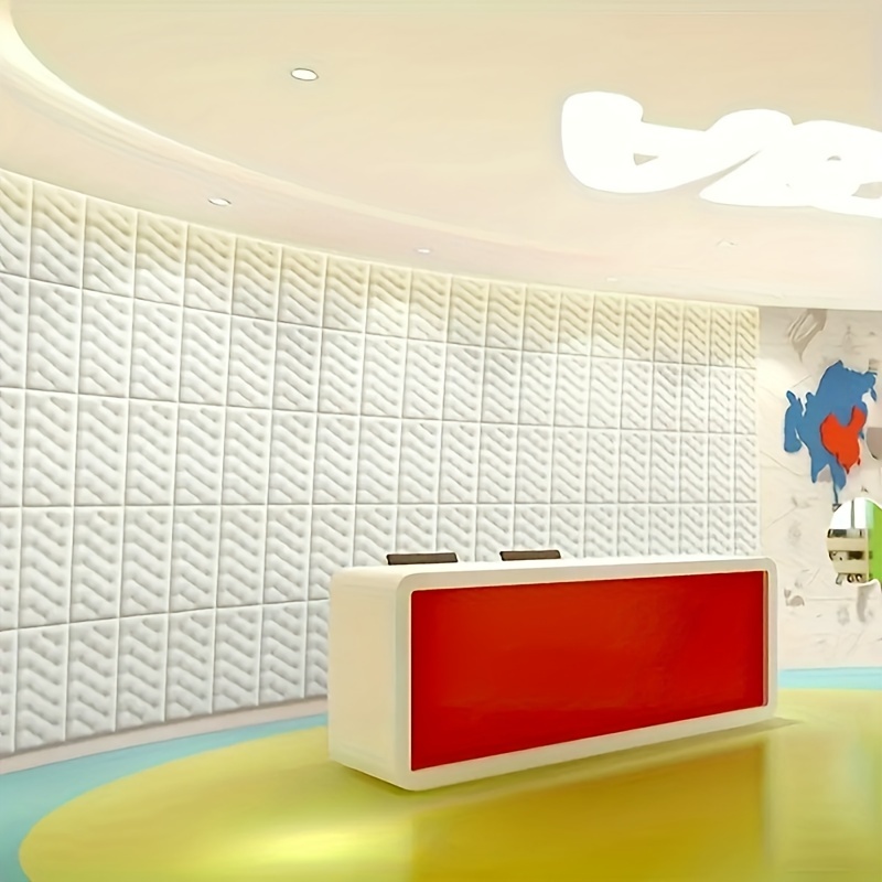 Art3d Paneles decorativos de pared 3D de PVC con diseño Windmil para  decoración de pared interior en sala de estar, dormitorio en blanco,  paquete de