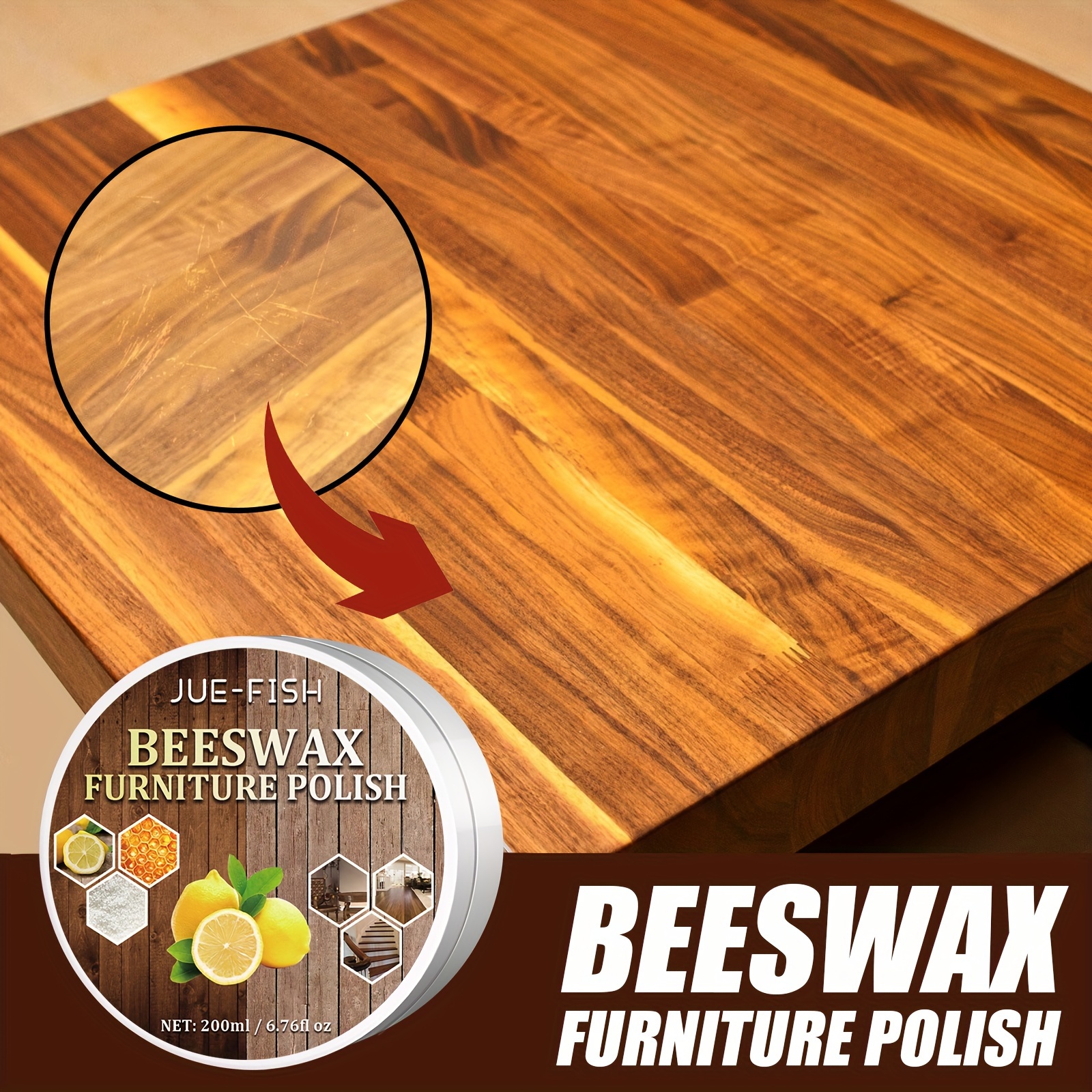  Juego de 11 piezas de cera de madera para reparación de  arañazos para muebles, incluye marrón para suelos laminados Repire y cera  blanca para reparación de muebles (herramienta de fusión no