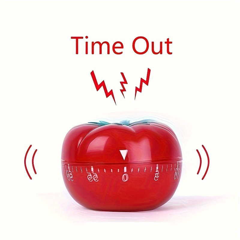 2pcs Visual Timer Clock Fruit Shape Timer Pomodoro Timer Cube Fruit Timer