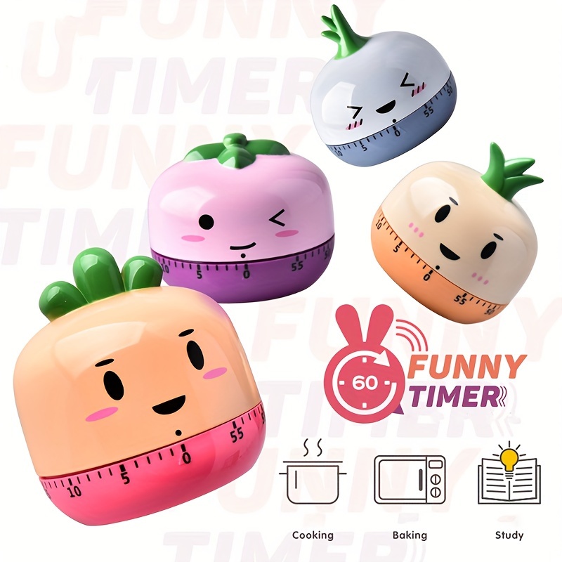 Cute Kitchen Timer, Cartoon Tomato Shaped 60 Minutes Mechanical Timer,  Mechanical Timer For Cooking,sports,beauty,study, Kitchen Accessories, Dorm  Essentials, Kitchen Stuff, Clearance, Christmas Gifts, Halloween Gifts -  Temu