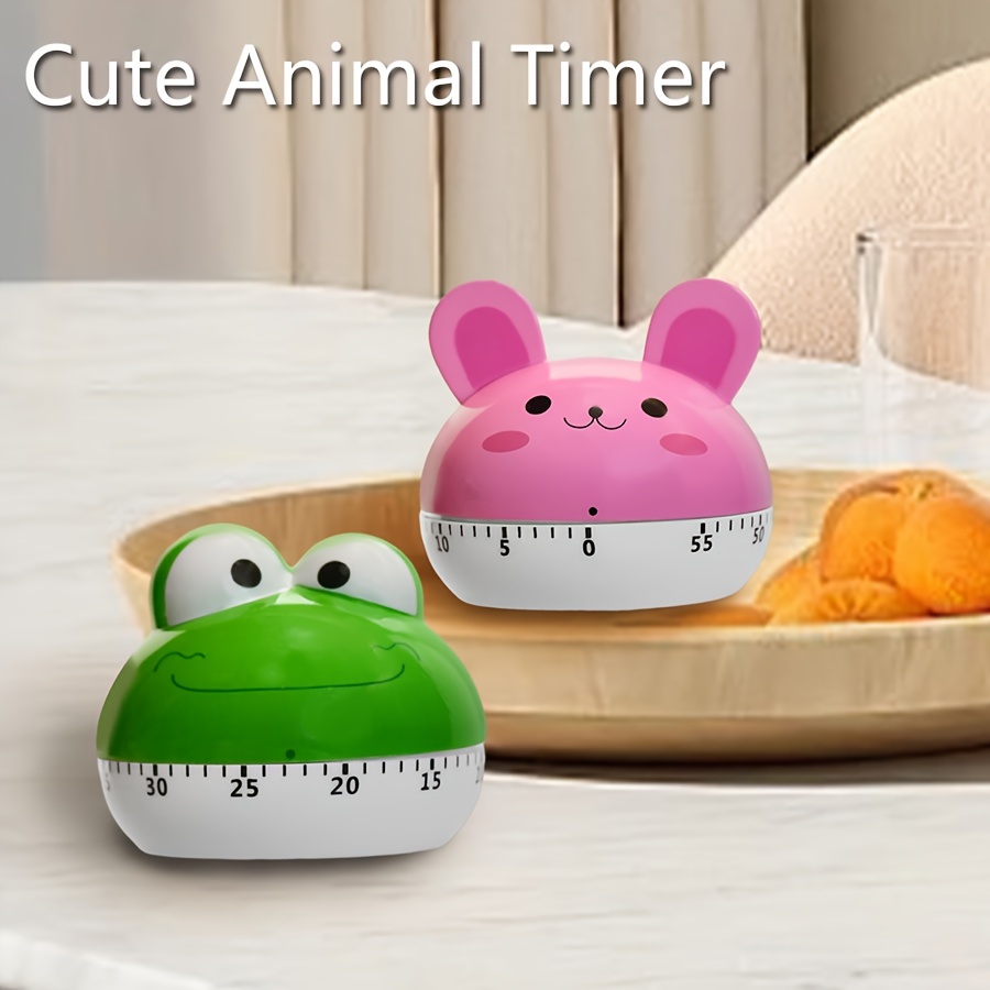 2pcs Visual Timer Clock Fruit Shape Timer Pomodoro Timer Cube Fruit Timer