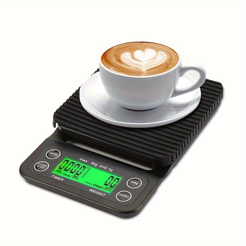 DiFluid Digital Coffee Kitchen Scale High Precision Electronic Scale Auto  Timer 0.1g / 2kg Espresso Coffee Beans Weighing Timing