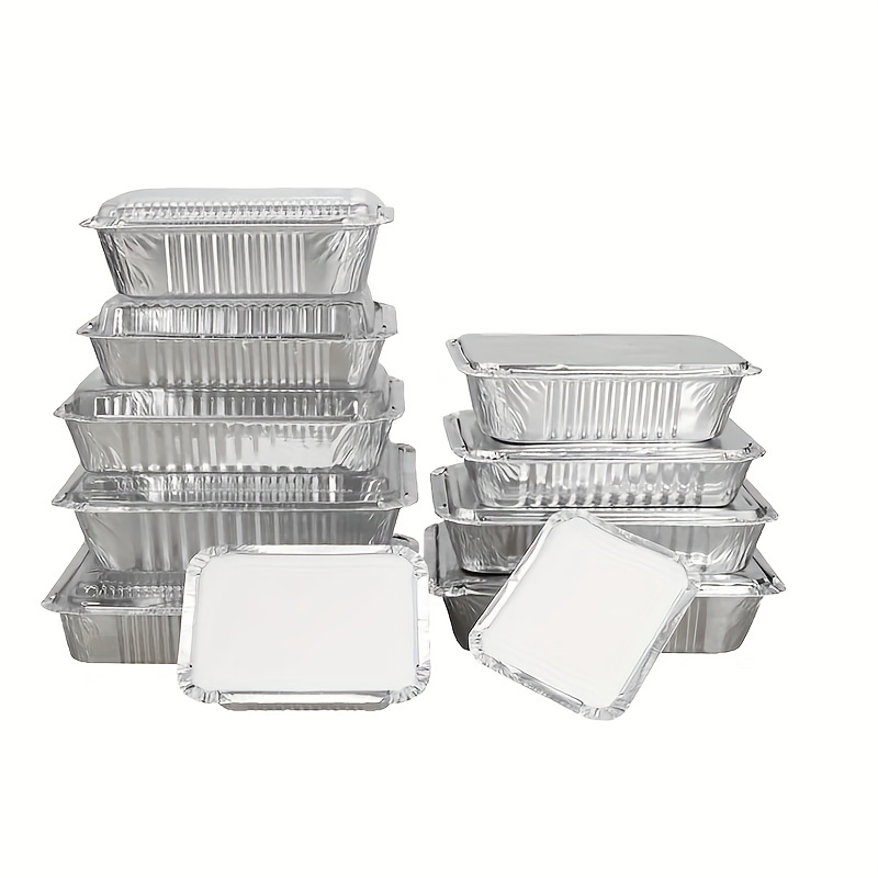 8 Square Aluminum Foil Cake Pan 1.97 Inches Deep - 500/Case