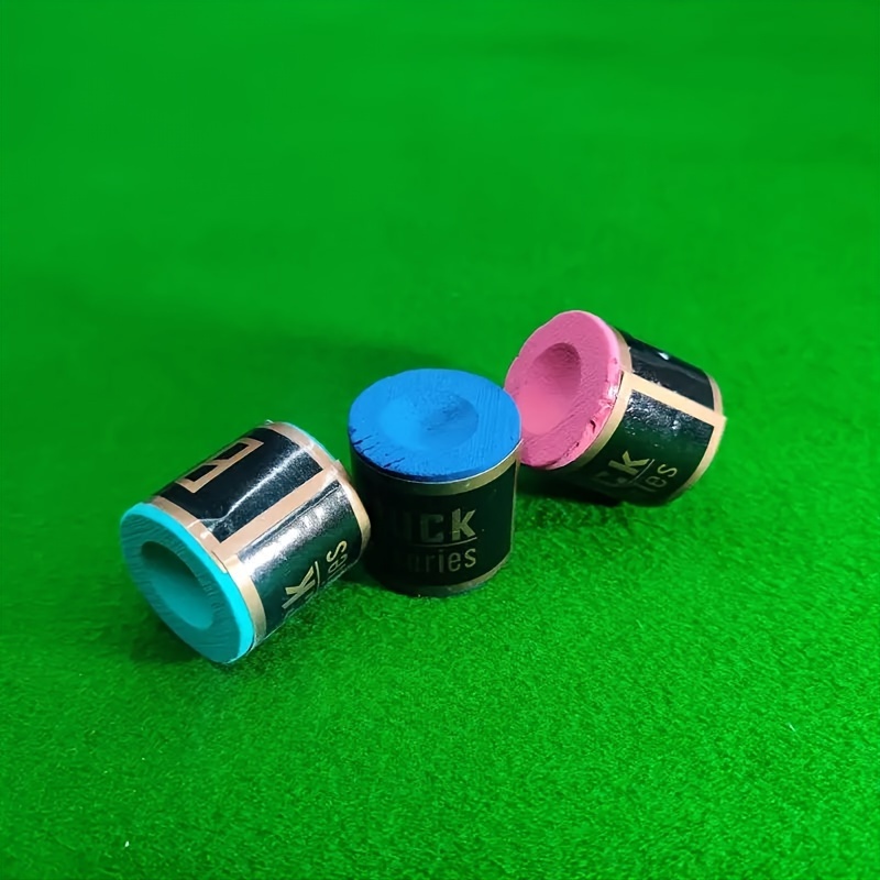 TAOM - Tiza redonda de tiza de billar, color azul y verde, accesorios de  tiza para billar