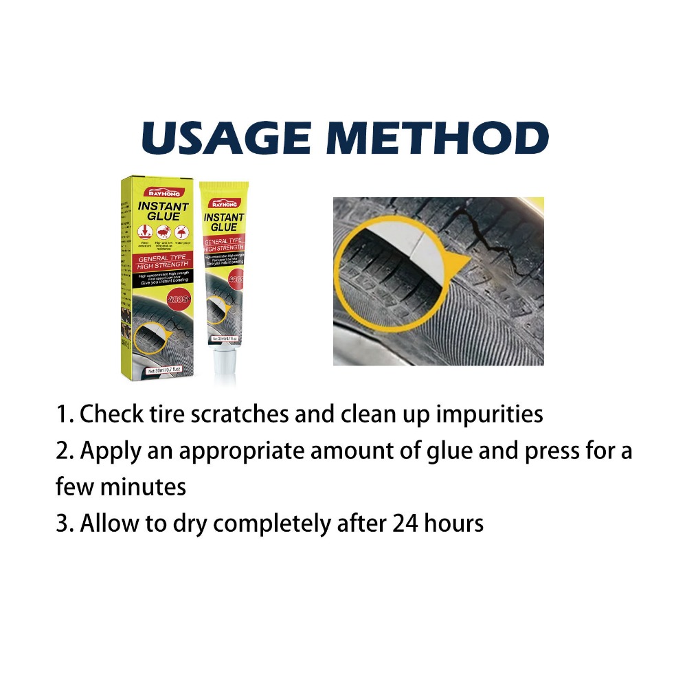 Tire Repair Glue Car Tire Crack Repair Glue Tire Maintenance - Temu