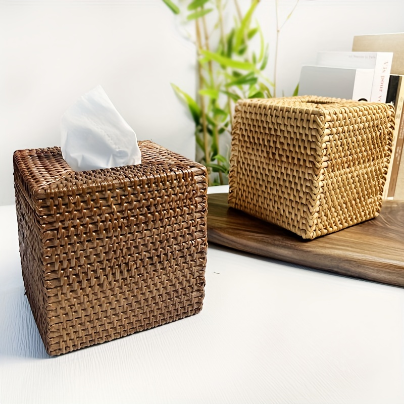 Fashion Letter Pattern Leather Tissue Box Removable Tissue Holder Napkin  Storage Bag for Car Household Toilet Living Room Use - AliExpress