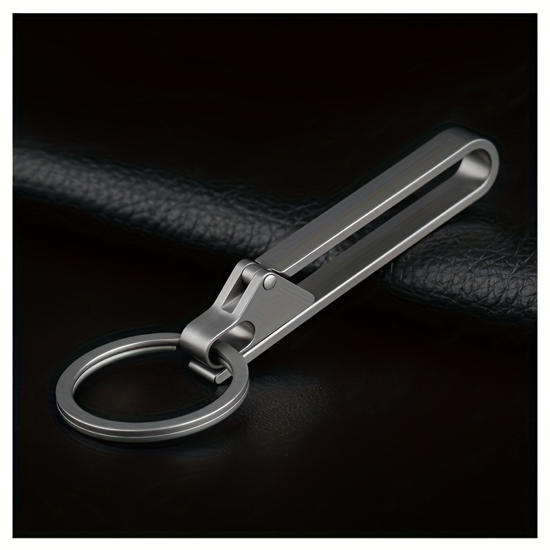 Shein 1pc Creative Portable Men's Keyring Black Buckle Keychain Pendant for Belt