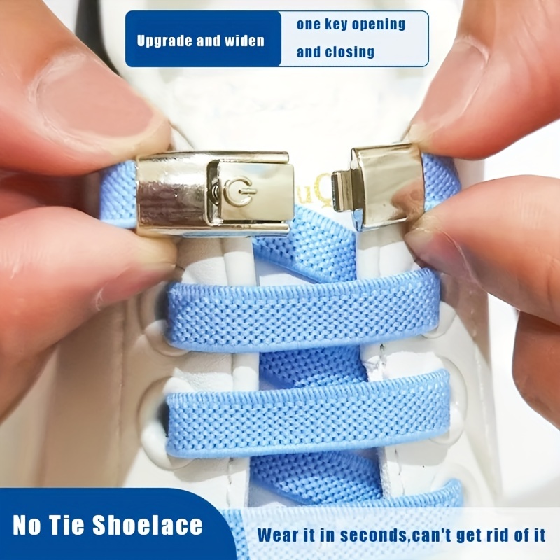 8Pcs No Tie Shoelace Anchors Laces Lock Clip For Adults Shoe