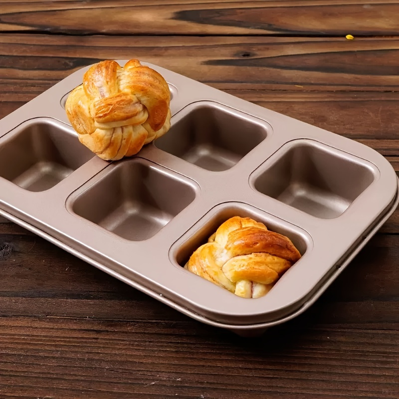 7.5 Inch Square Baking Tray Non-Stick Carbon Steel Toast Plate