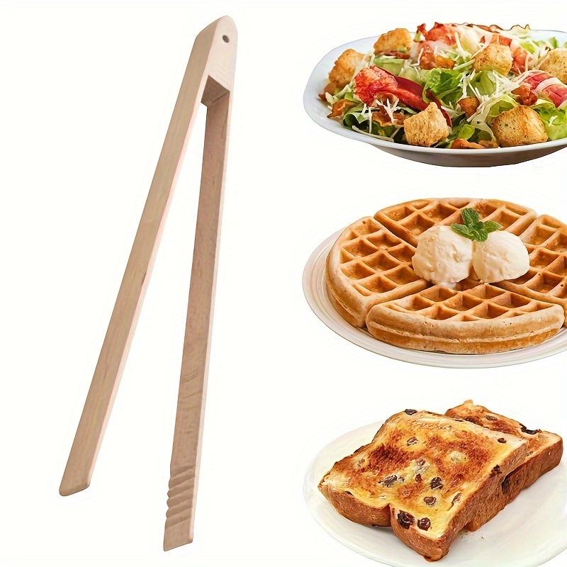 Pinces en Bambou，12 Pcs Pinces de cuisine en bambou Pince grille pain Pinces  à pain de bois Pince à toasts，Pour Barbecue,Pain,Steak et Cornichons :  : Cuisine et Maison