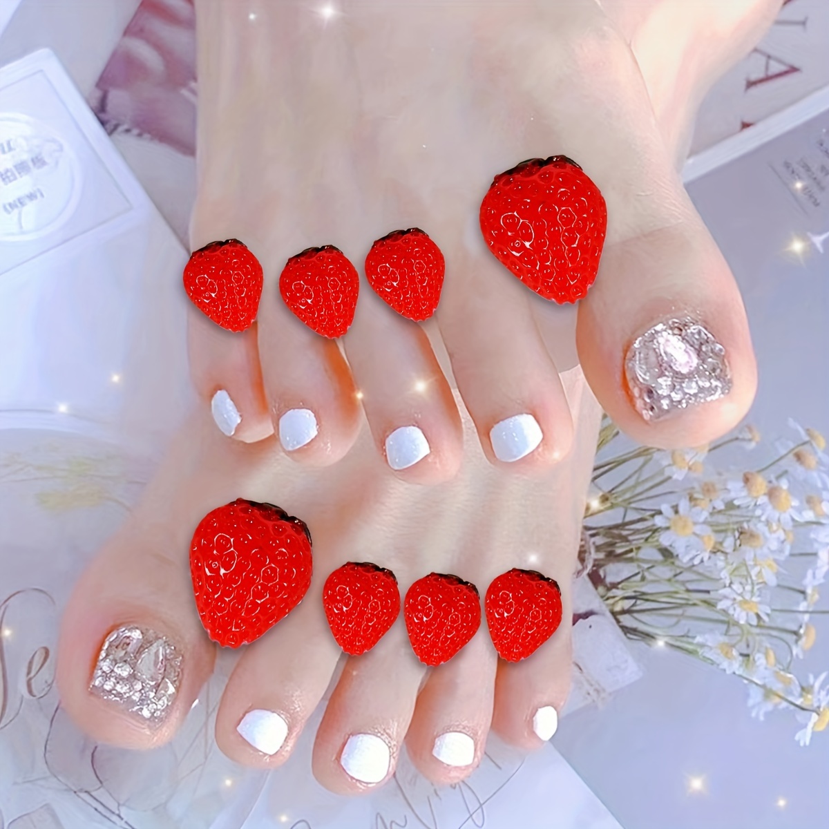 Doux Mousse Éponge Doigt Diviseurs Entretoise Nail Art Manucure