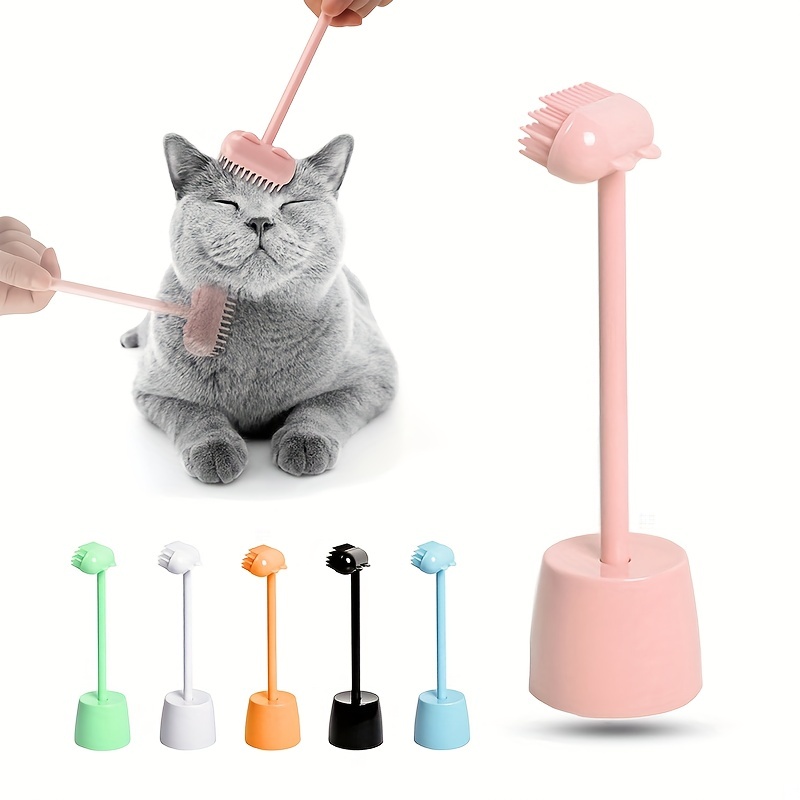 Cepillo de vapor 3 en 1 para gatos, peine de masaje con pulverizador  eléctrico para mascotas, cepillos de masaje para gatos de interior,  accesorios de aseo para mascotas - AliExpress