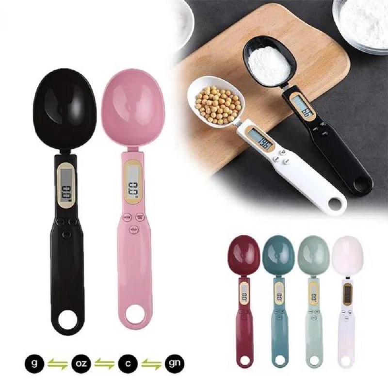  cdar Digital Spoon Scale,Electronic Food Scale Digital Weight  Grams and OZ,Kitchen Measuring Spoon Scale Coffee Scale for Coffee  Power,Pills,Oil,Baking Black : Home & Kitchen