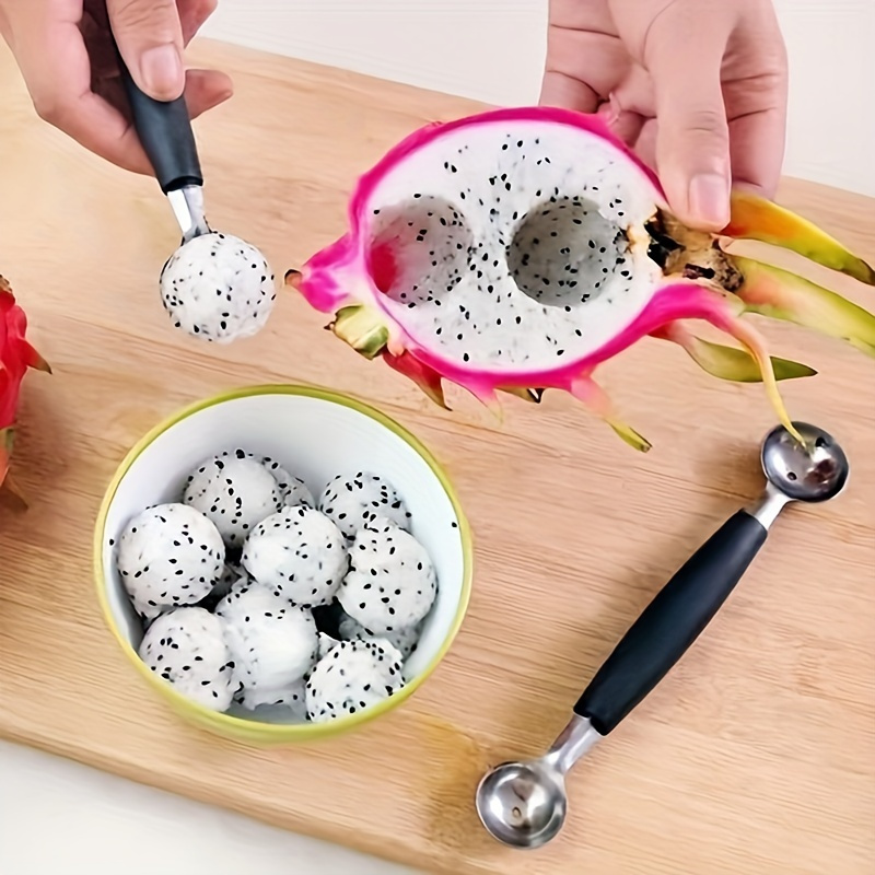 1set Plastic Meatball Making Tool, Modern White Meatball Scoop For Kitchen