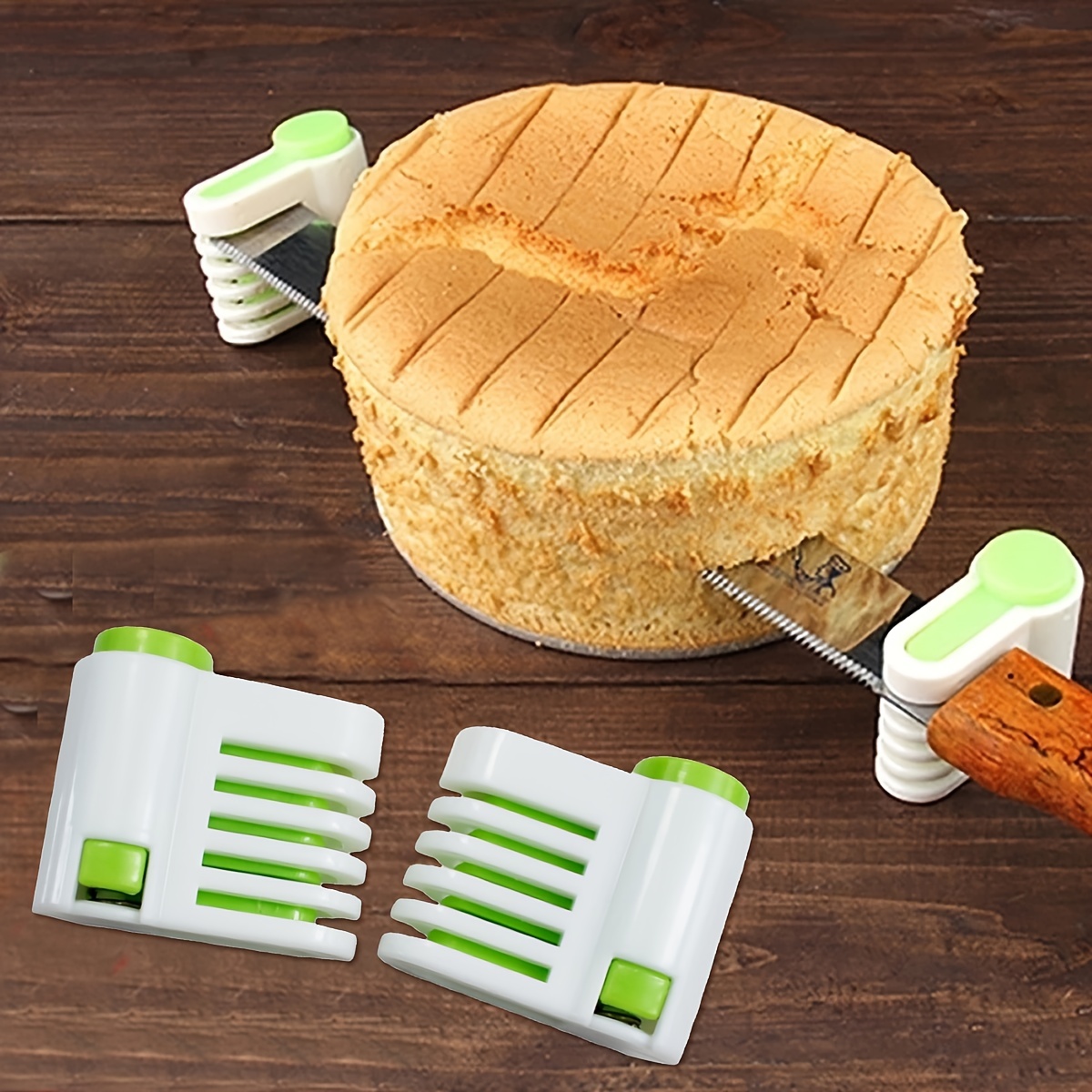 2 Pcs in 1 Set DIY Bread Press Mold Baking Supplies Plastic Pastry