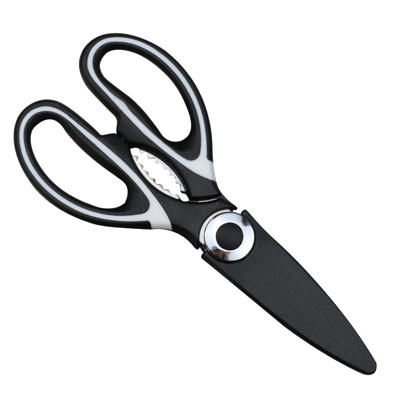 Large Stainless Steel Household Scissors, Long-mouthed Curved Mouth and  Foot Scissors, Bandage Gauze Scissors, Fabric Lace Serrated Scissors