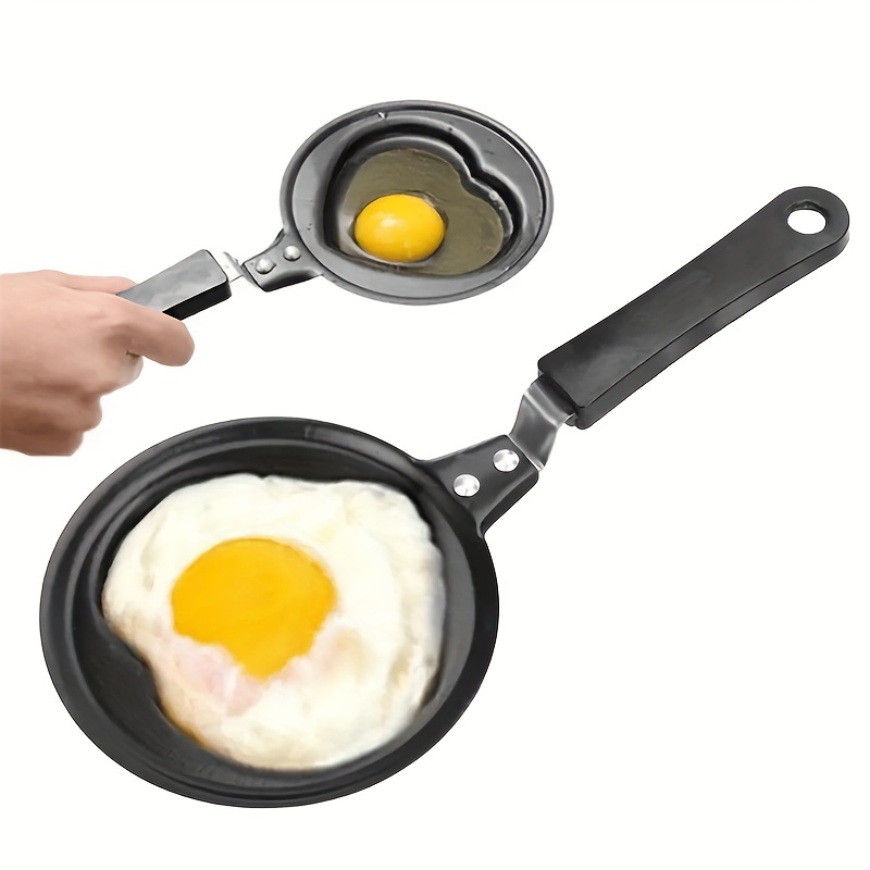 1pcs Black 5.9*7.28in Tamagoyaki Pan Square Japanese Omelette Pan,Non-stick  Egg Roll Pan,Rectangle Frying Pan Wood Handle Kitchenware