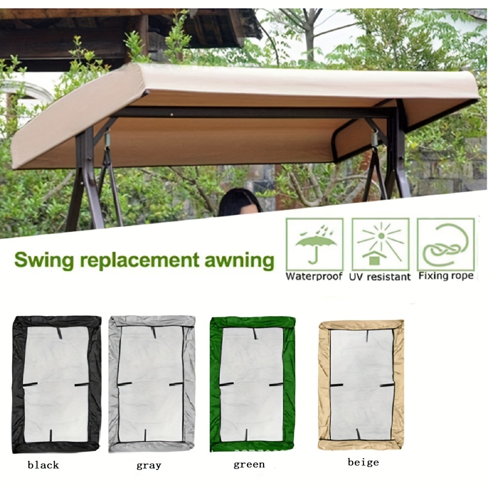 Porch swing seat outlet fabric replacement