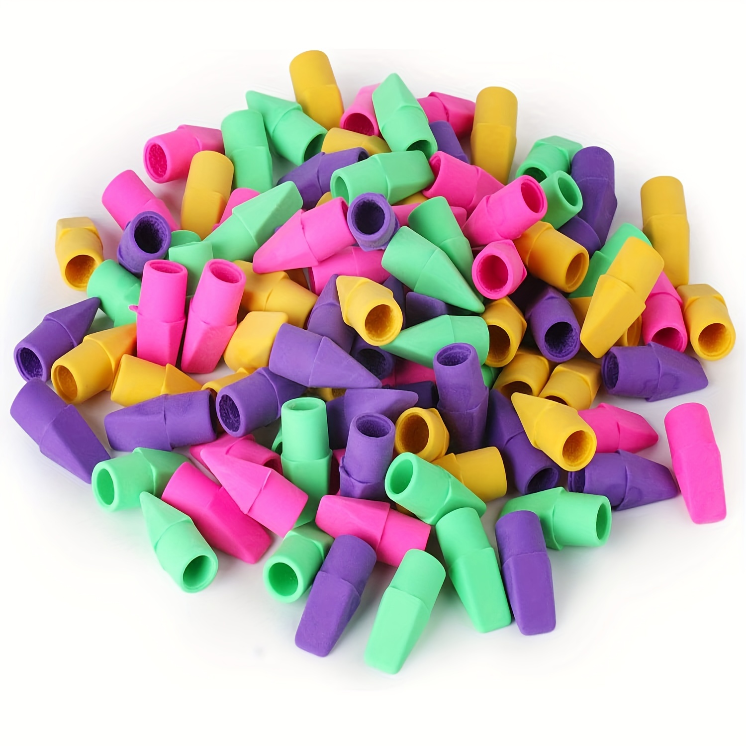 Mr. Pen- Erasers, Cap Erasers, 60 Pack, Animal Eraser Caps, Erasers for  Kids, Pencil Eraser