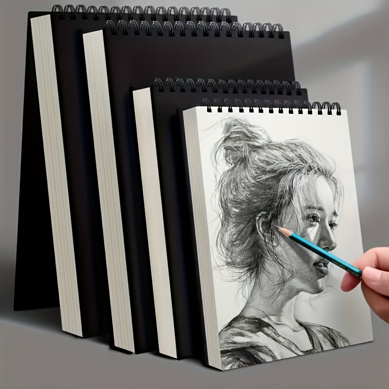 A4/16K Thickened Sketch Book for Sketching Watercolor Colored Pencils Thick  Paper Spiral Bound Drawing Painting Sketchbook Pad - AliExpress