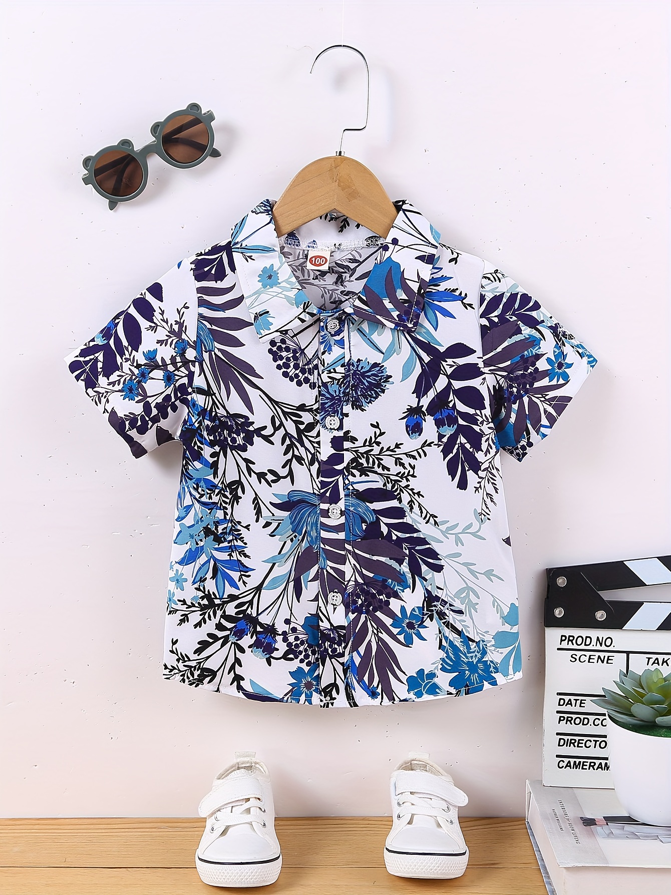 Camisa hawaiana de online niño