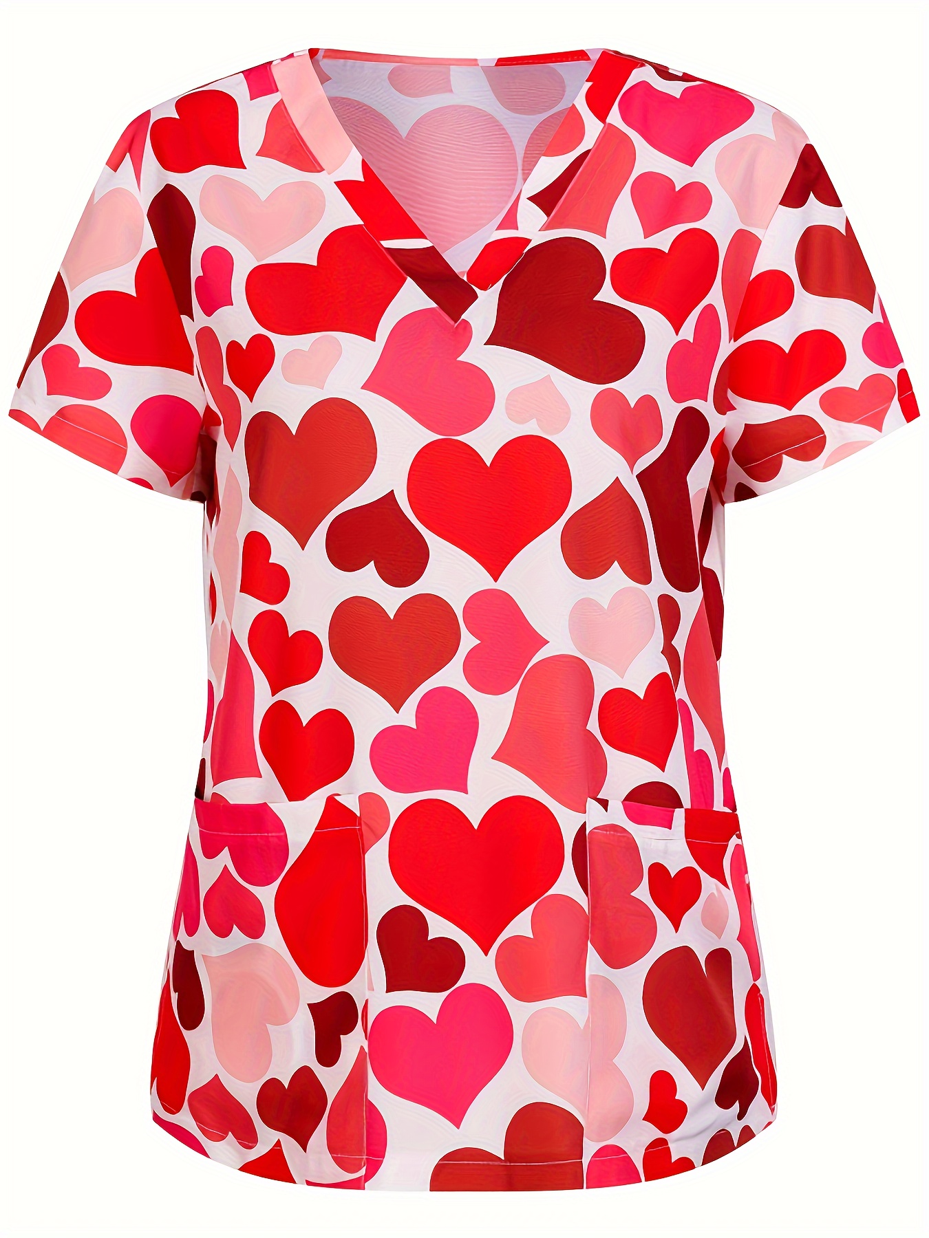 Womans Heart Tops - Temu New Zealand