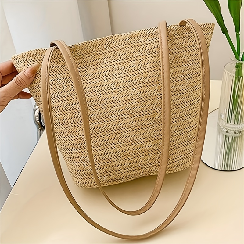  Straw Mesh Tote Bag for Women Mesh Hollow Woven Tote Bag Large  Travel Shoulder Handbags Beach Bag Hobo Bag for Holiday (Khaki) : Clothing,  Shoes & Jewelry