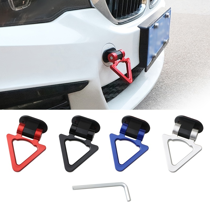 2pcs Trailer Hitch Triangle Tow Hook Screw on Tow Hook Auto Tow Hook Auto  Trailer Ring Trailer Towing Hook Tow Hooks for Trucks Tow Bar Aluminum  Alloy