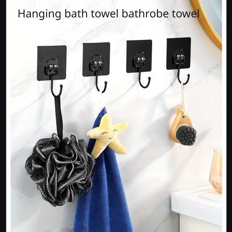 Perchero de pared para ropa de baño, colgador de toallas, color
