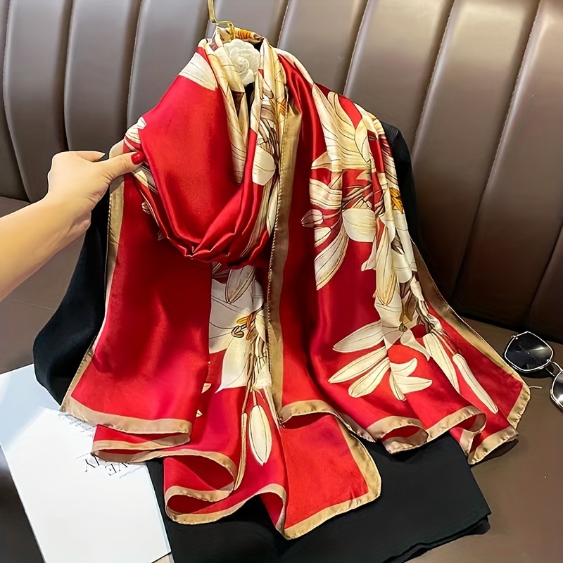 Las mejores ofertas en Bufandas y envolturas rojas para mujer