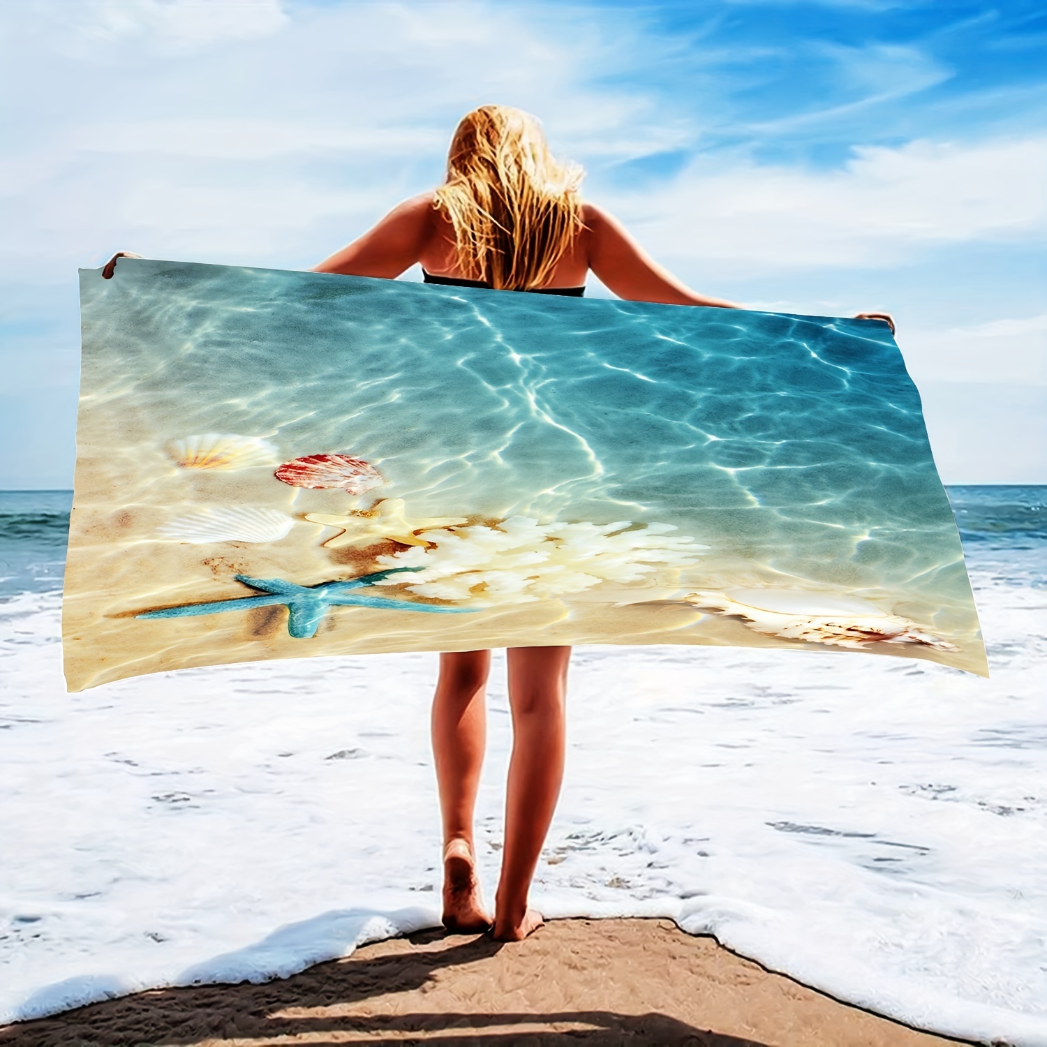 Toalla de playa tropical de gran tamaño, toallas de playa de microfibra  para viajes, toallas de playa súper absorbentes de secado rápido para niños  y