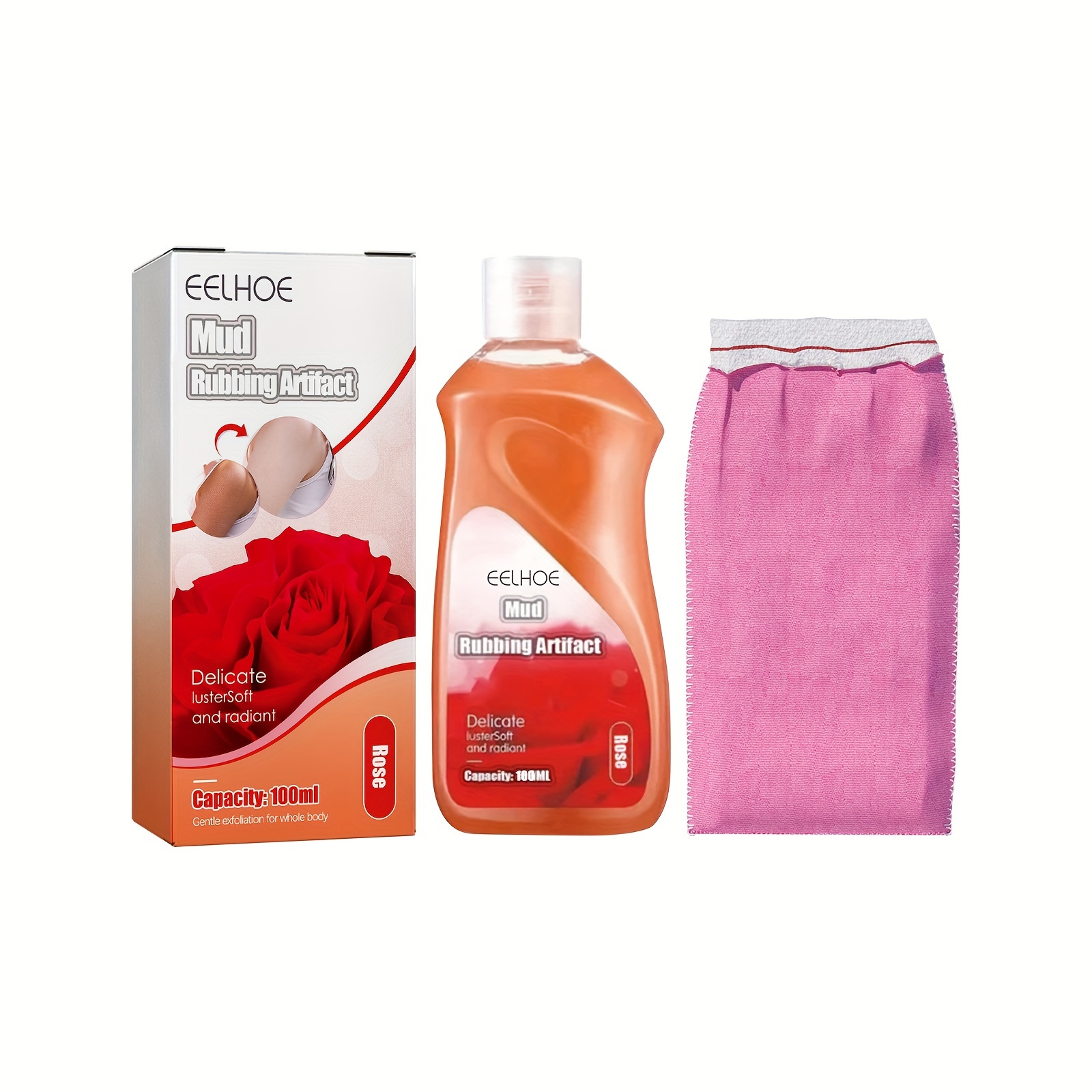 Comprar 1 Uds baño para pelar guantes exfoliantes ducha guantes para fregar  masaje exfoliante corporal