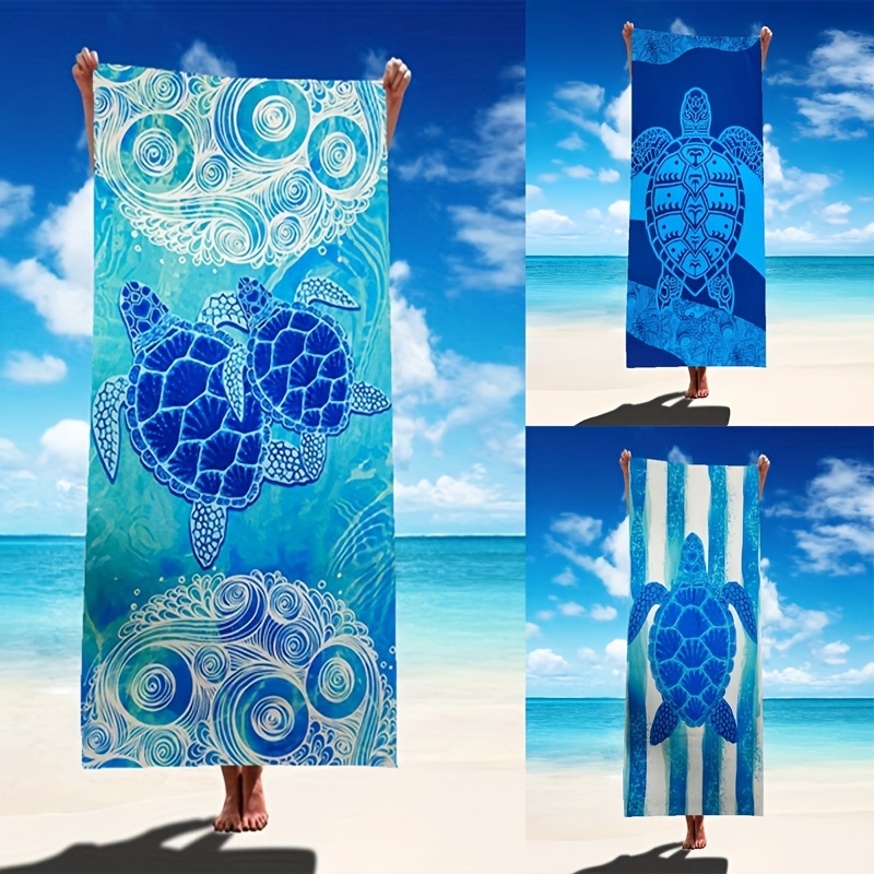 Xmmswdla Microfiber Beach Towels - Oversized Beach Blanket Towel Portable Ultra Soft Super Water Absorbent Multi-Purpose Beach Throw Towel for Adults