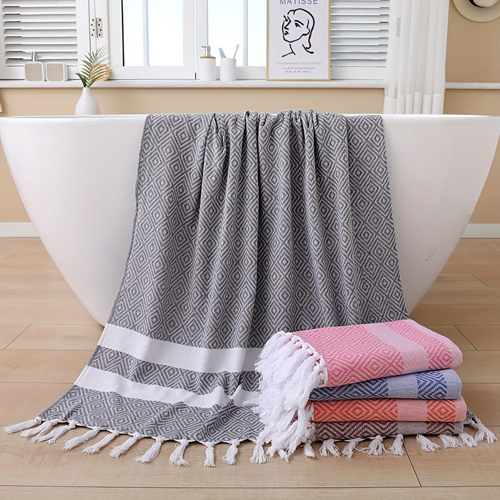 70x140cm Turkish Cotton Bath Towel Adult Soft Absorbent Towels Bathroom  Sets Large Beach Towel Luxury Hotel Spa Towels For Home