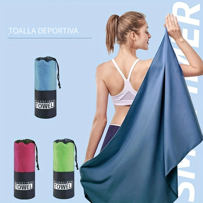 Antideslizante Estera De Yoga Toalla Fitness Pilates Ejercicio  Cubierta,1pc-púrpura ER