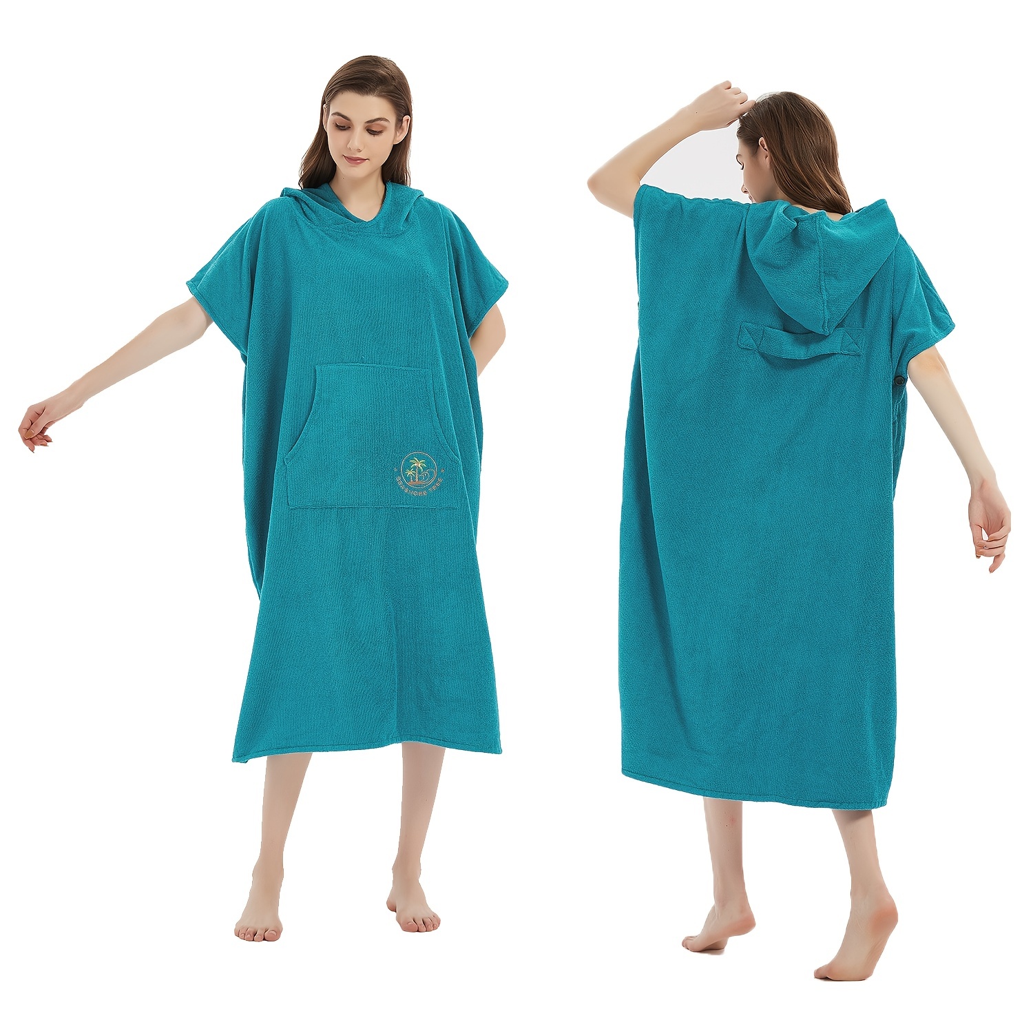 Poncho-serviette-Corail -ïaouss pour les sessions de surf et de bronzage