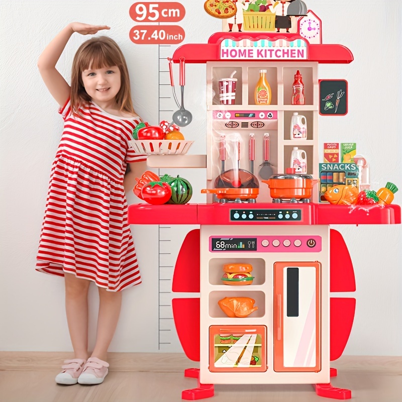Mini Kitchen Toy Set For 3-6 Years Old Children's Role Play