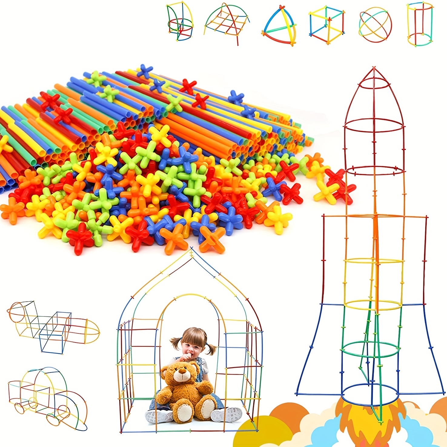 Juguetes para niños y niñas de 4 a 5 años, juguetes para niños pequeños,  bloques magnéticos, palos, azulejos, construcción, aprendizaje, educación,  tallo preescolar, juguetes para niños pequeños de 3 años, juguetes  Montessori