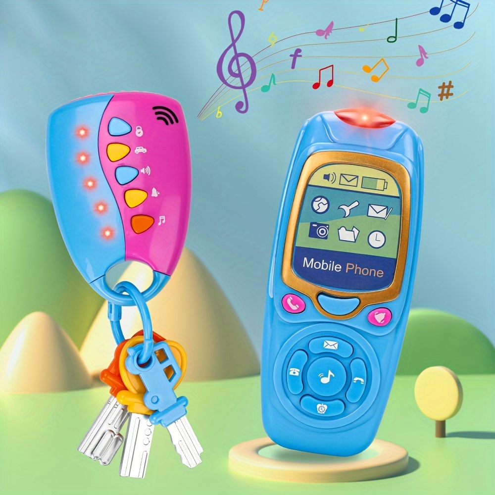 Baby Spielzeug Musical Cartoon Auto Schlüssel Vocal Smart - Temu Germany