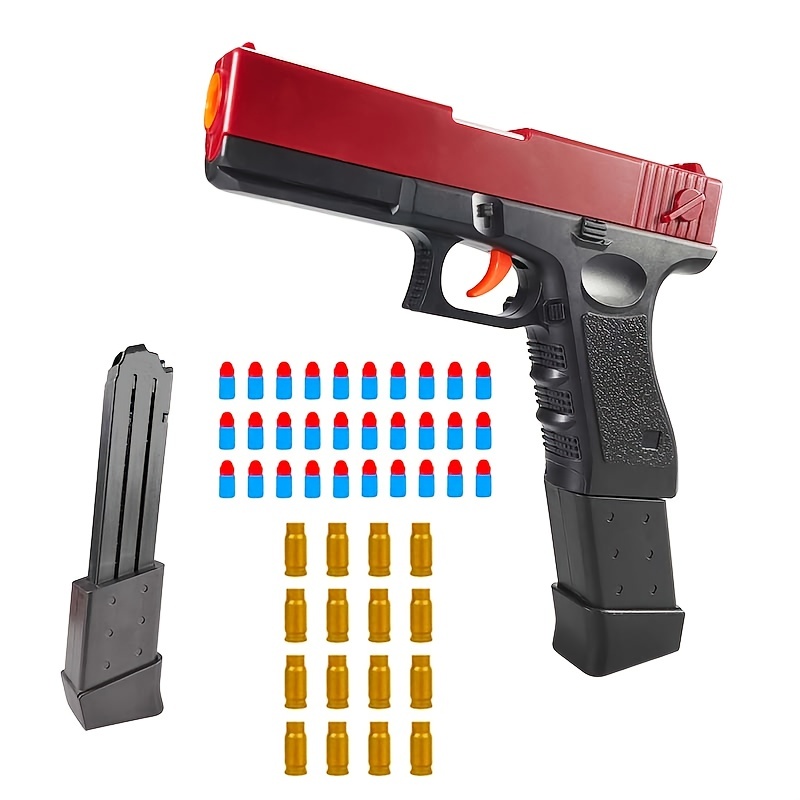 Soft Bullet Toy Guns Electric Foam Dart Blaster Fake Gun with