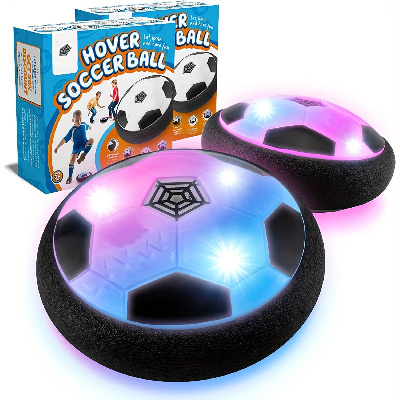 Hover Soccer Ball para niños y niñas, balón de fútbol flotante de aire  recargable con luz LED y parachoques de espuma, regalos de fútbol para niños  de 3 años 4 5 6 7 8-12 años