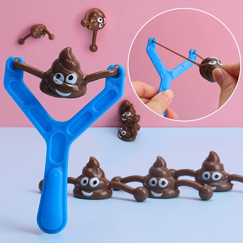 Creativity Shot Poop Bow Big Poop Excretion Makeup Funny Novelty Adult Toy Embossed Gift Trick Toy With 1pc Poop