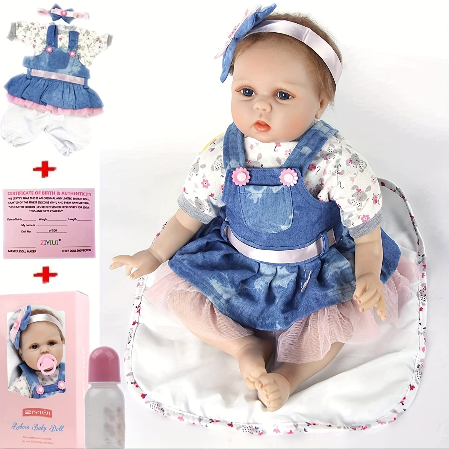 12.6inch Whole Body Soft Solid Silicone Bebe Reborn Girl With Genesis Oil  Painted Handmade Can Bath And Shower Lifelike Realistic Newborn Baby Girl Fo