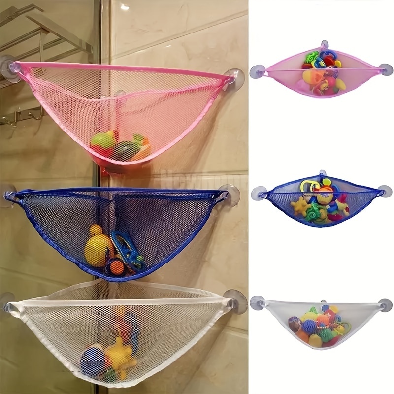 1pc Cartoon Shaped Bath Toy Organizer With Suction Cup, Bathtub